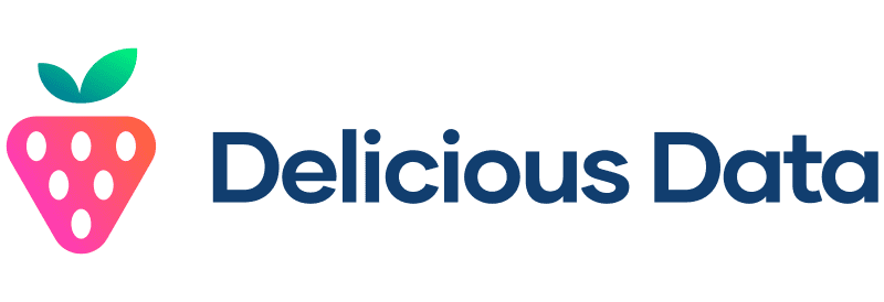 Delicious Data logo, AI analytics platform for foodservice demand forecasting and inventory optimisation