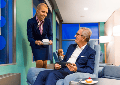 First Class Customer Experience In The Heathrow Concorde Lounge
